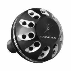 Gomexus CNC Small Spin Reel Power Knob -Fishing Rods Shop Gomexus CNC Large Spin Overhead Reel Power Knob Black Silver