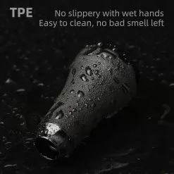 Gomexus TPE Mini Touch Power Knob 20mm -Fishing Rods Shop Gomexus TPE Power Knob 20mm Black