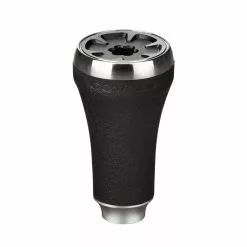Gomexus TPE Mini Touch Power Knob 20mm -Fishing Rods Shop Gomexus TPE Power Knob 20mm Black Silver