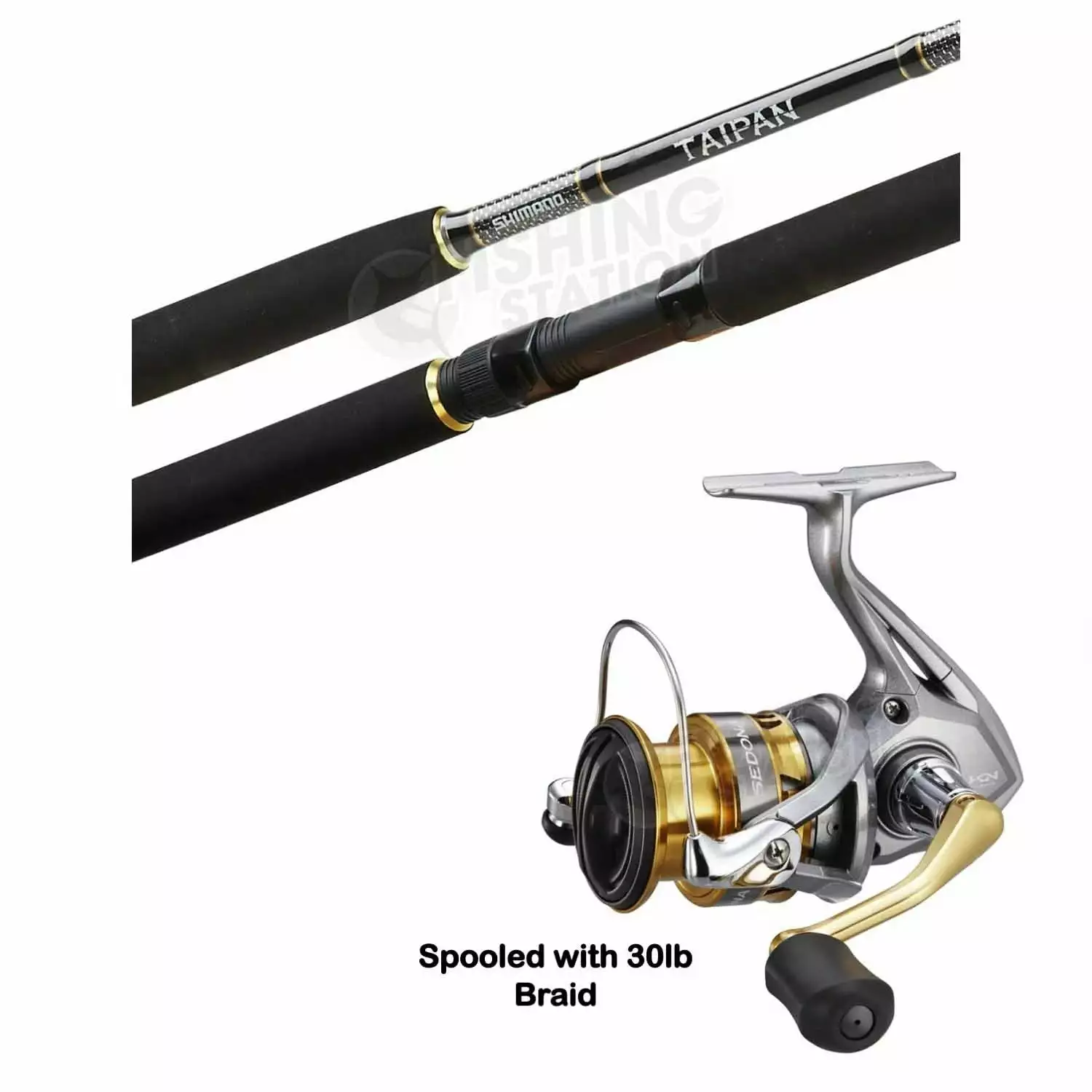 Shimano 21 Taipan Go To / Sedona Spinning Combo 1 Shimano 21 Taipan Go To / Sedona Spinning Combo